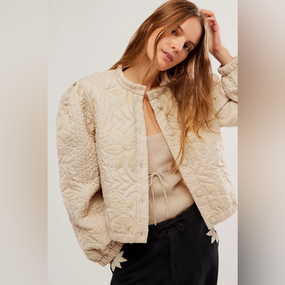 NWOT Quinn Quilted Jacket by Free People
